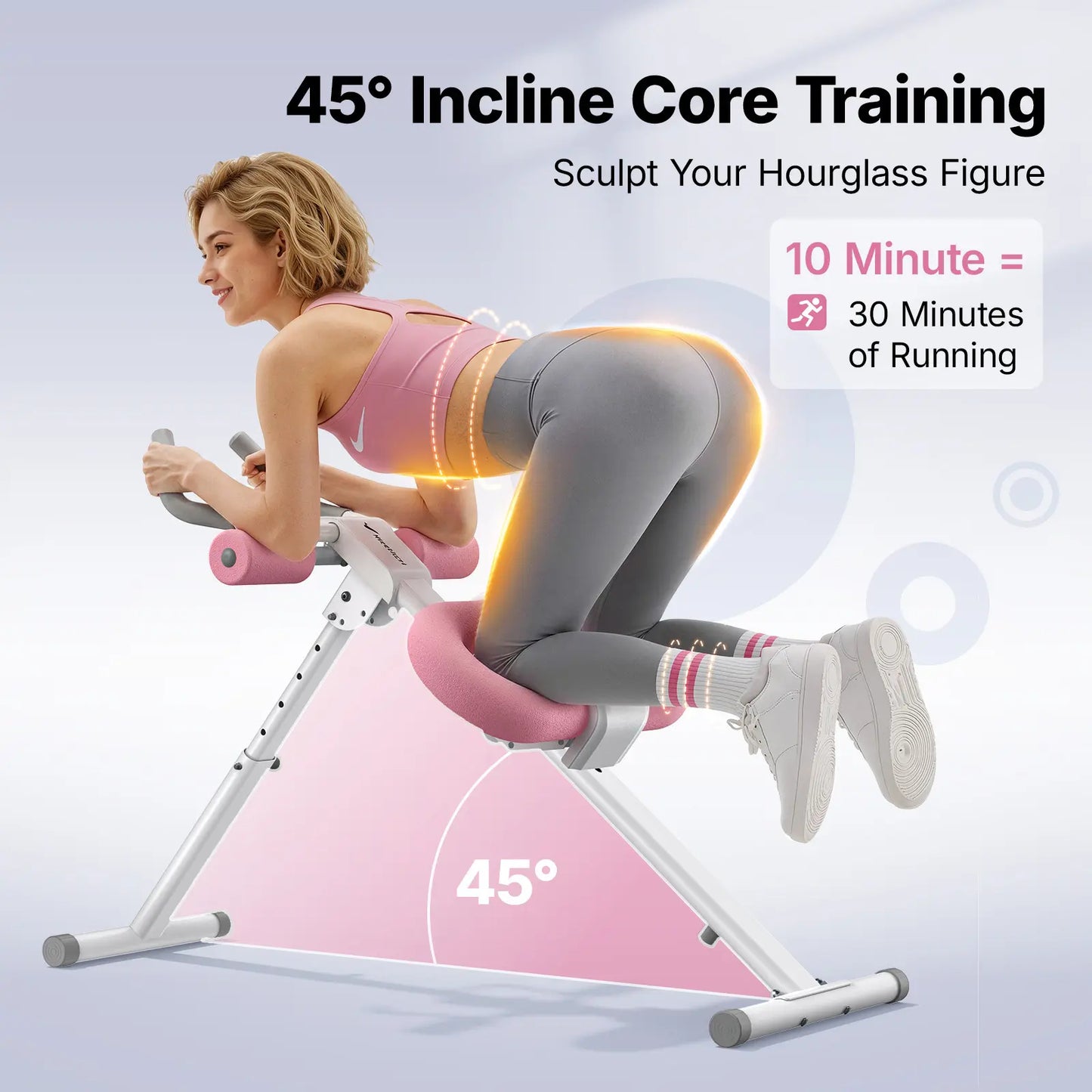 Summervibes 10-Level Adjustable Ab Trainer