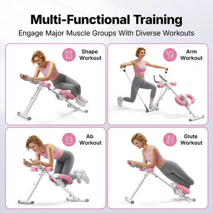 Summervibes 10-Level Adjustable Ab Trainer