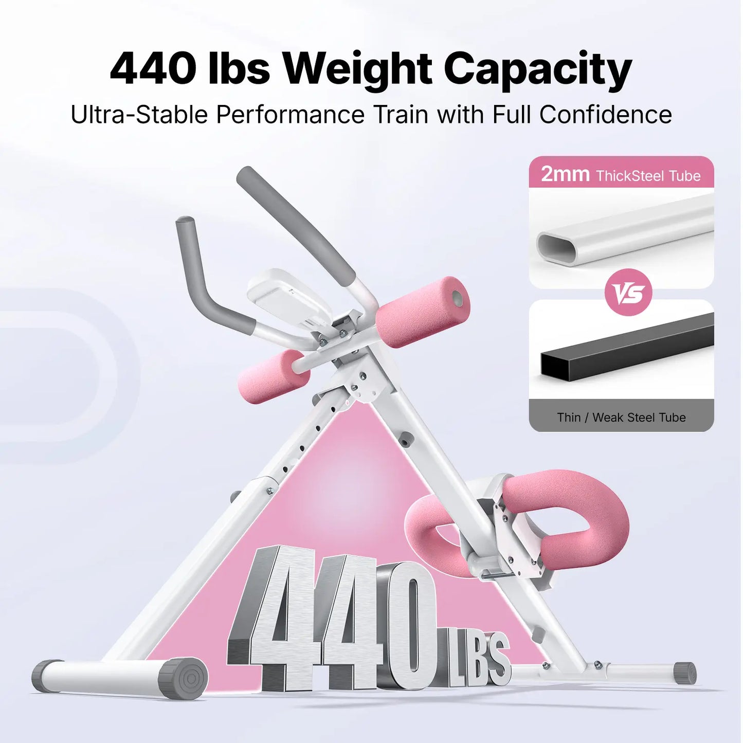Summervibes 10-Level Adjustable Ab Trainer